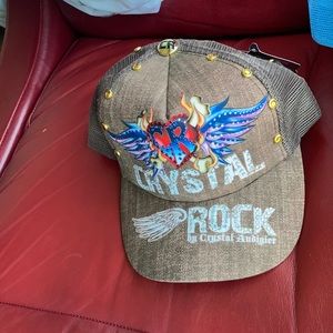Christian audigier Chrystal rock hat
